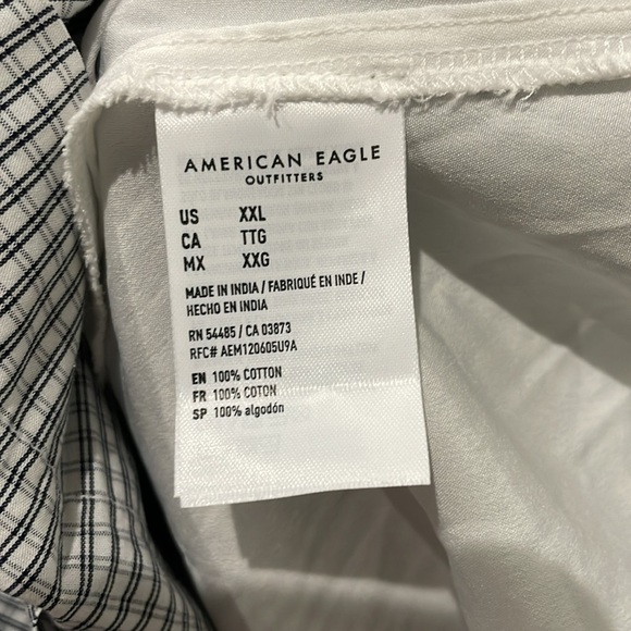 American Eagle Puff Sleeve Tiered Babydoll Mini Dress Size XXL NWT - Picture 12 of 12